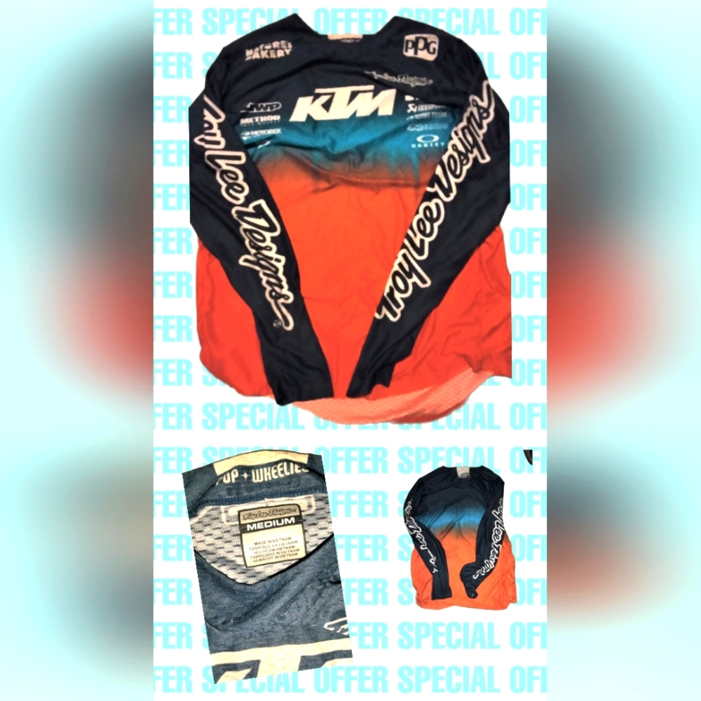 Troy Lee designs riding jersey ft.ktm